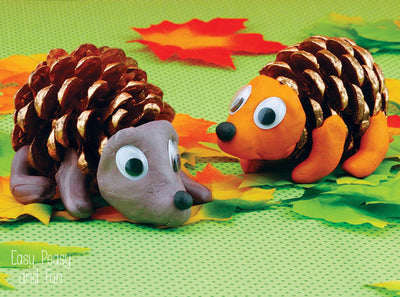 How To Make Hedgehogs From Pinecones