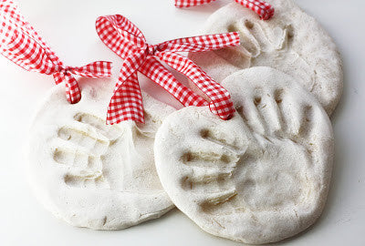 Handprint Saltdough Christmas Decoration Keepsake