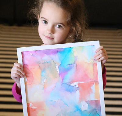 Tissue Transfer Art For Kids