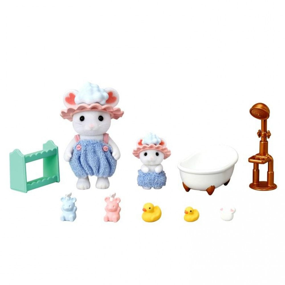 Sylvanian Families - Bath Time Bubble Siblings 5805
