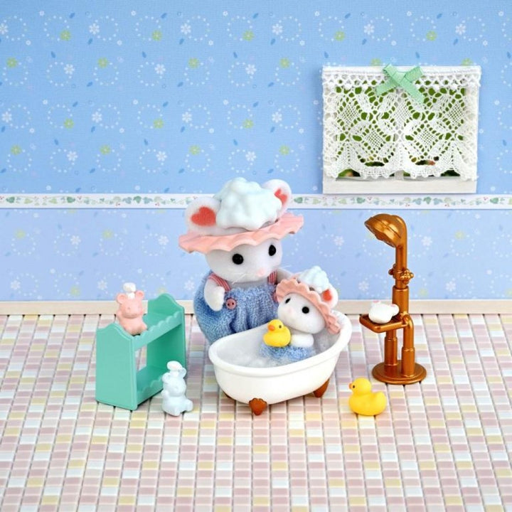Sylvanian Families - Bath Time Bubble Siblings 5805