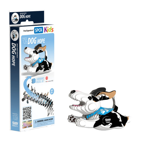 Eugy Dog-Hope 3D Cardboard Model kit