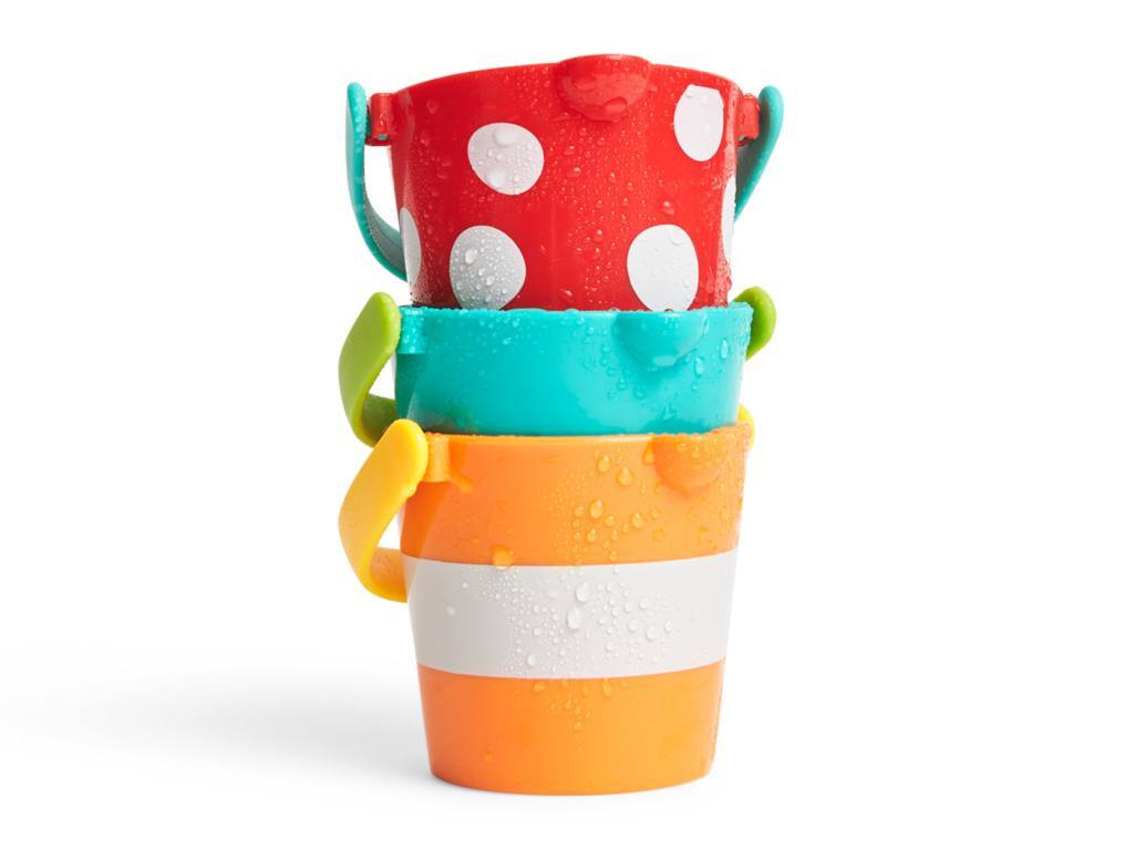 Hape Bath Toys - Happy Buckets Set