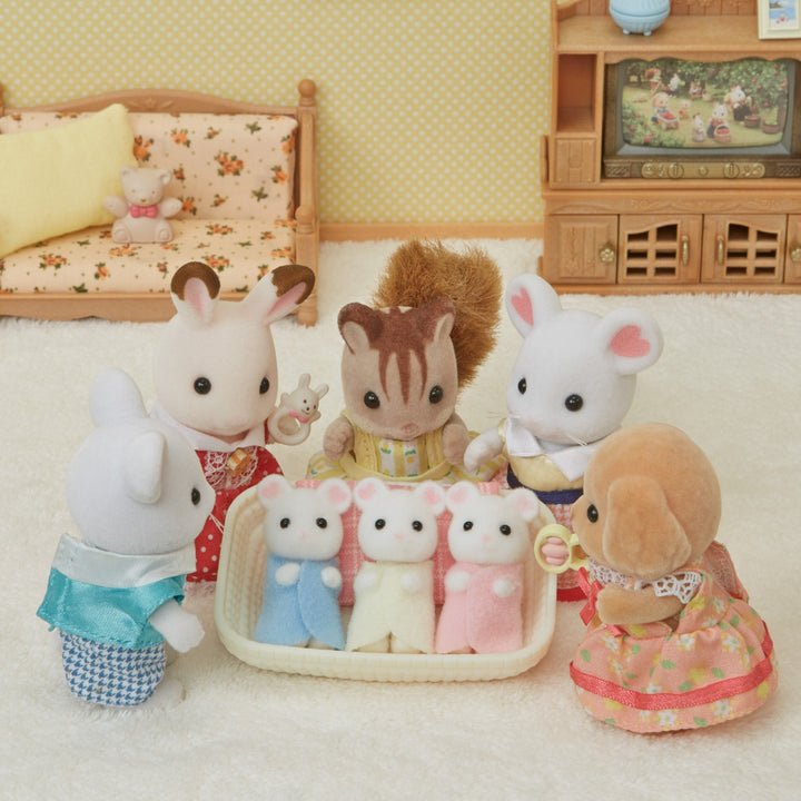 Sylvanian Families - Marshmallow Mouse Triplets 5337
