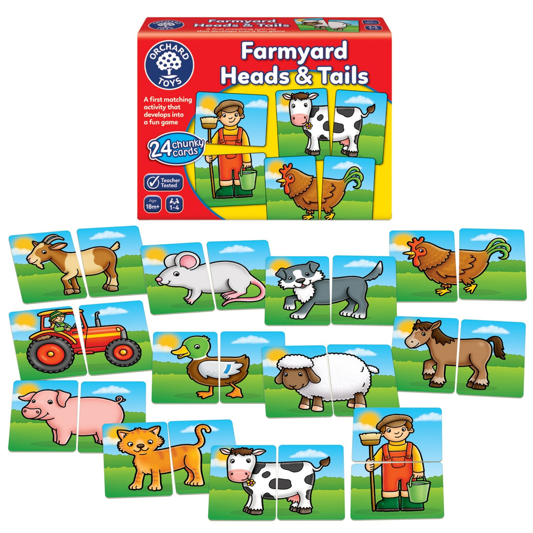 Orchard Toys Farmyard Heads And Tails
