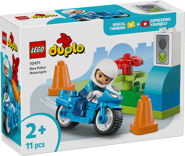 DUPLO® - Blue Police Motorcycle