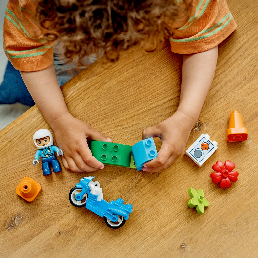 DUPLO® - Blue Police Motorcycle