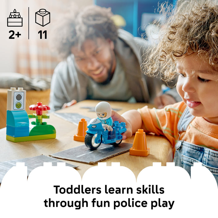 DUPLO® - Blue Police Motorcycle