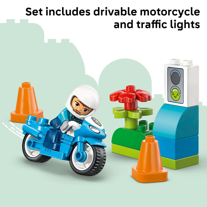 DUPLO® - Blue Police Motorcycle