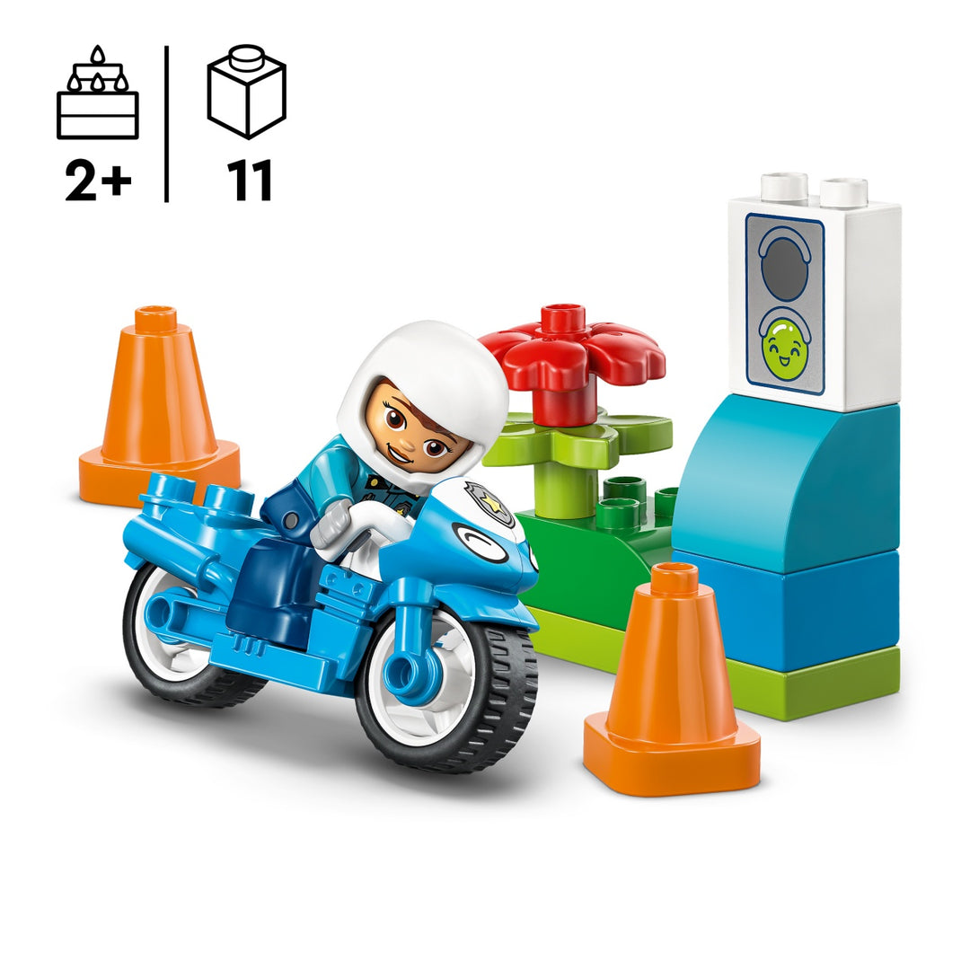 DUPLO® - Blue Police Motorcycle
