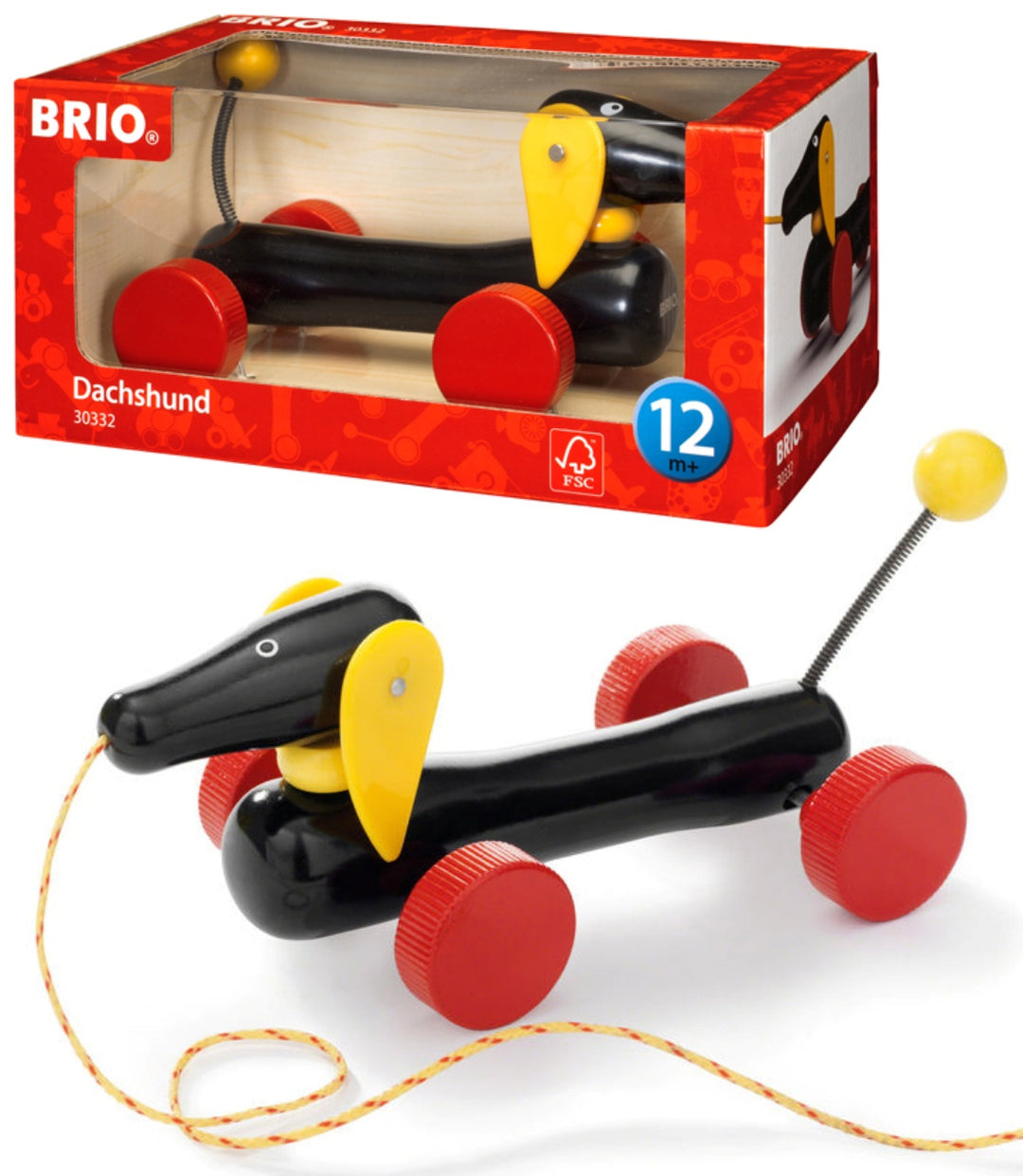 Brio Dachshund Pullalong 30332
