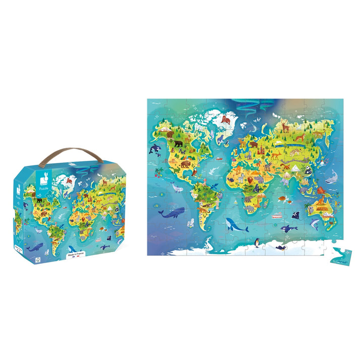 Janod World Puzzle - 100 pieces