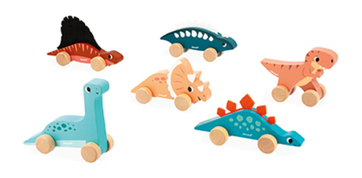 Push-Along Dinos