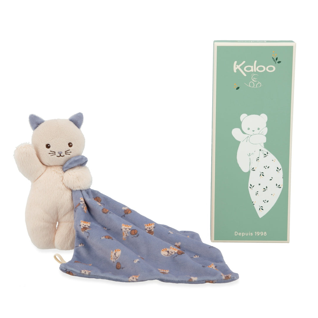 Kaloo Carre Douceur Doudou - Cat Lilac 17cm