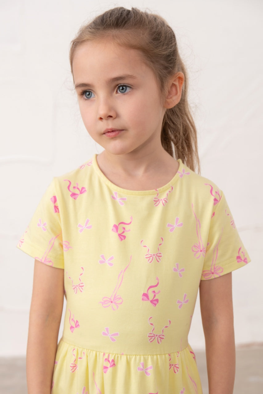 Lighthouse Marnie Dress - Lemon Bow