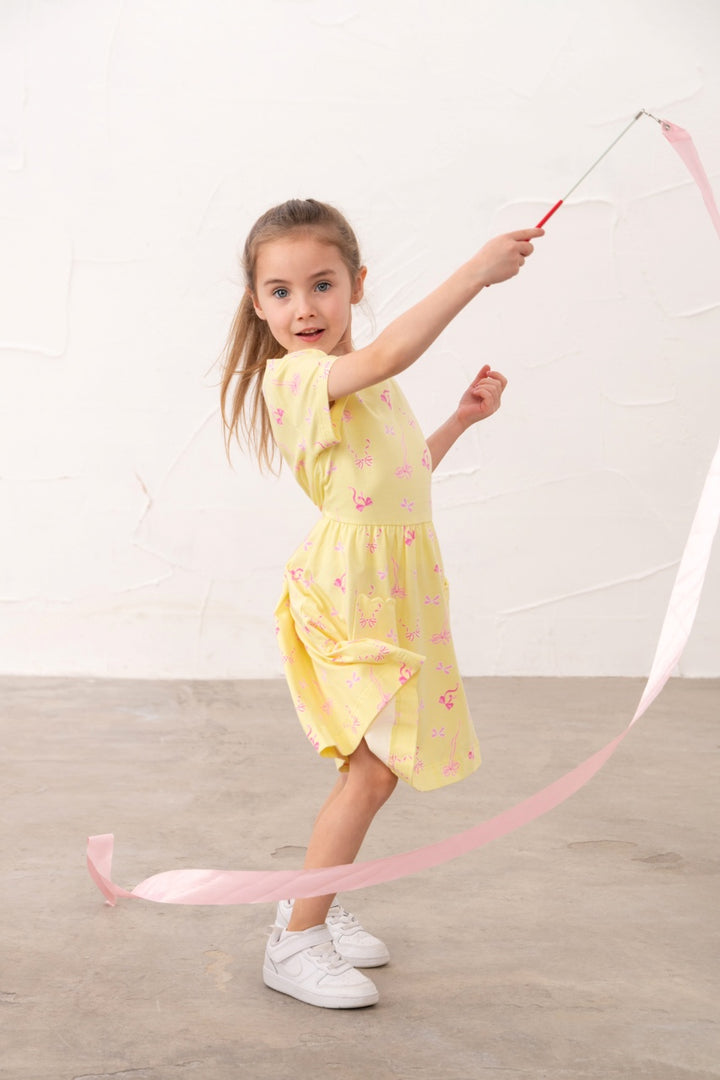 Lighthouse Marnie Dress - Lemon Bow