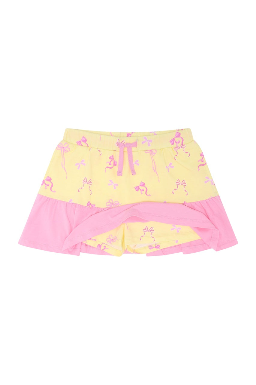 Lighthouse Saskia Skort - Lemon Bow