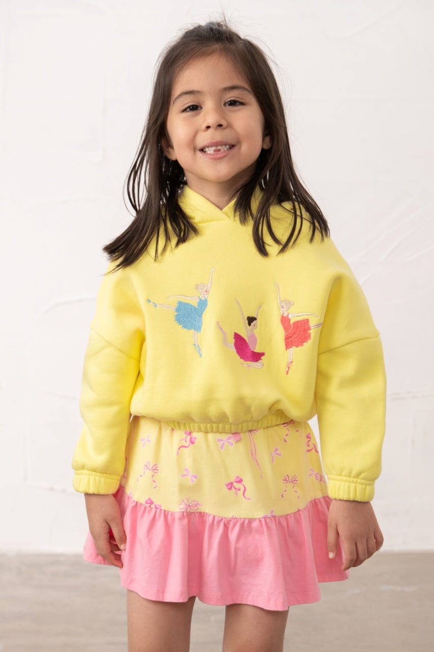Lighthouse Saskia Skort - Lemon Bow
