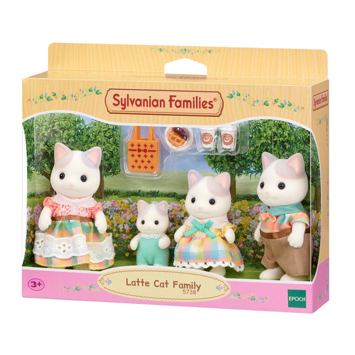 Sylvanian Families - Latte Cat Family