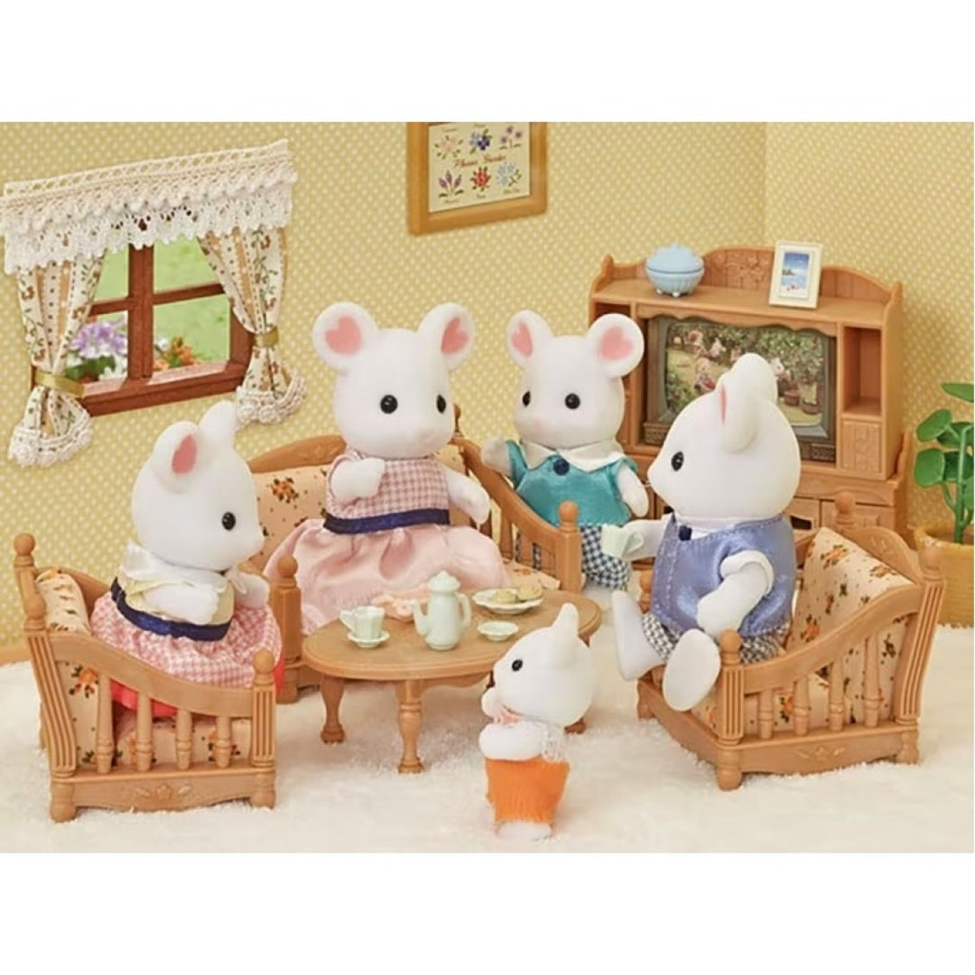 Sylvanian Families - Marshmallow Mouse Family 5308