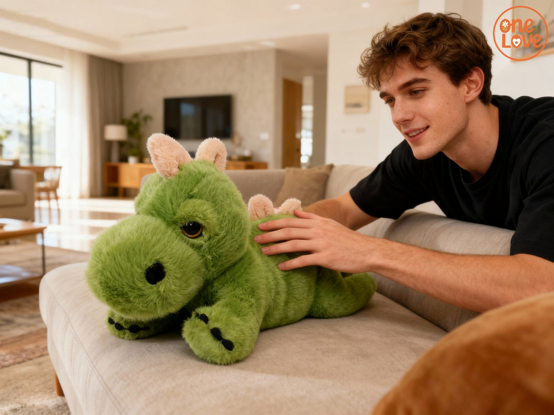 One Love Soft Toy - Derek the Dinosaur