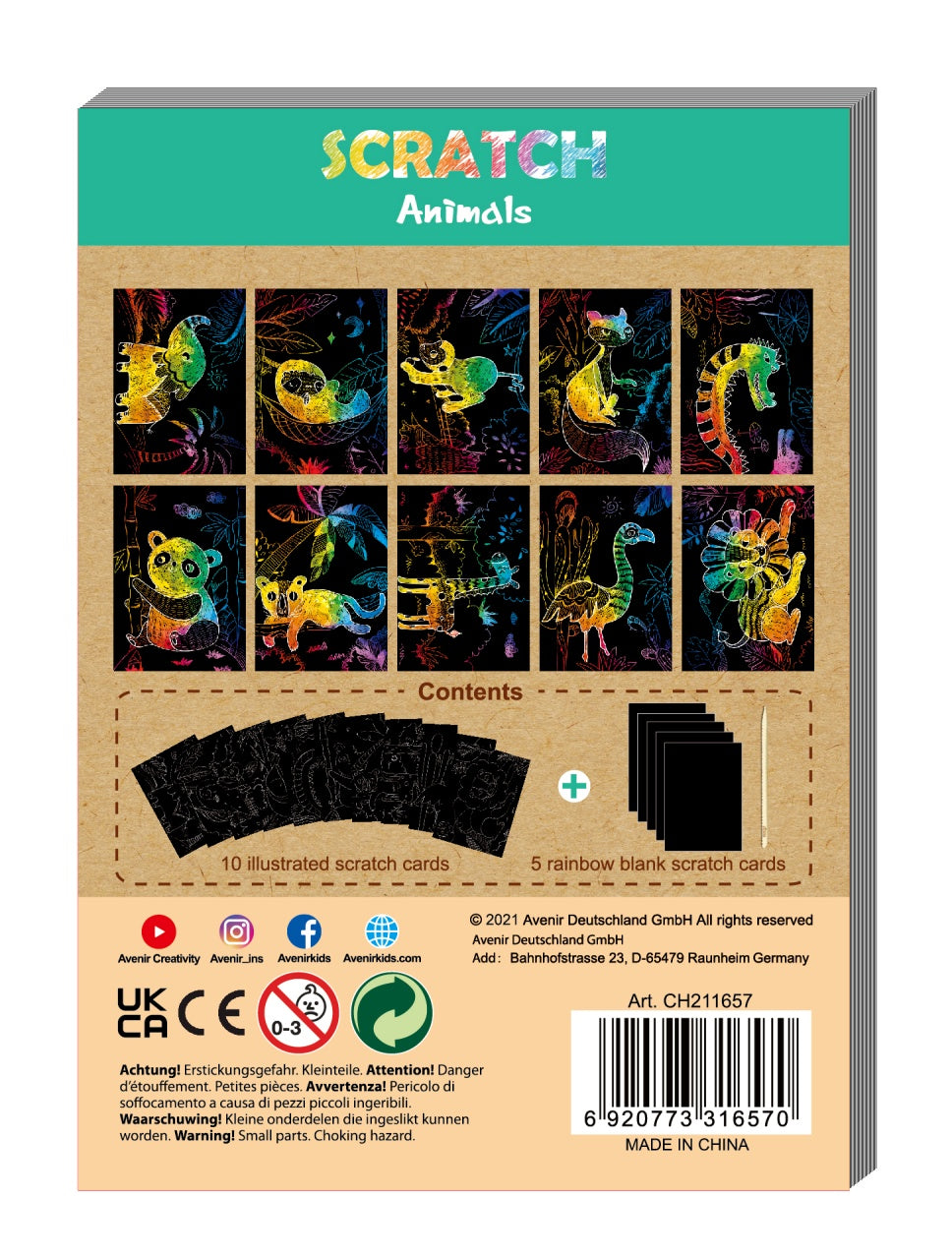 Avenir Mini Scratch