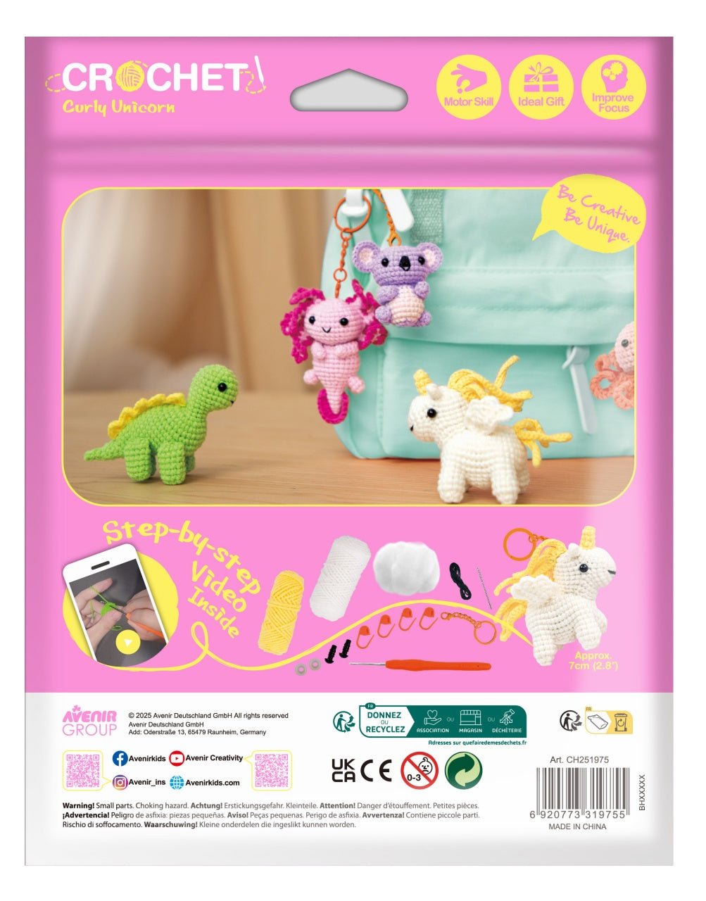 Avenir Crochet - Curly Unicorn