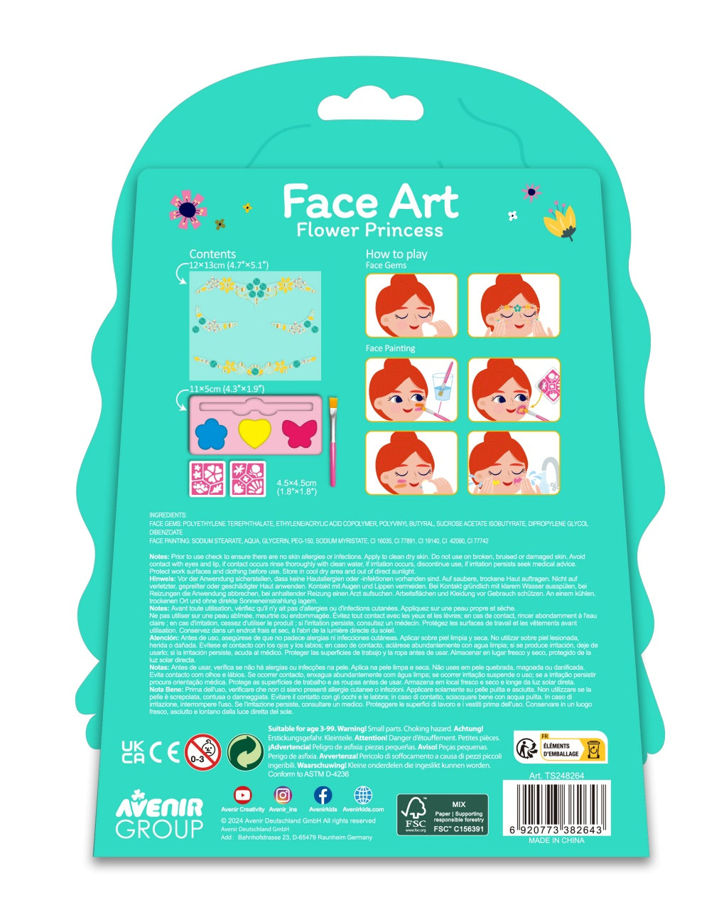 Avenir Face Art - Flower Princess