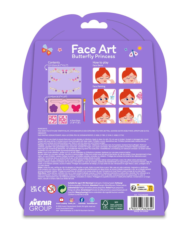 Avenir Face Art - Butterfly Princess