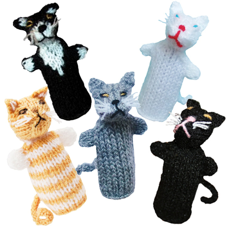 Little Fingy Finger Puppets Gift Bag - Cats