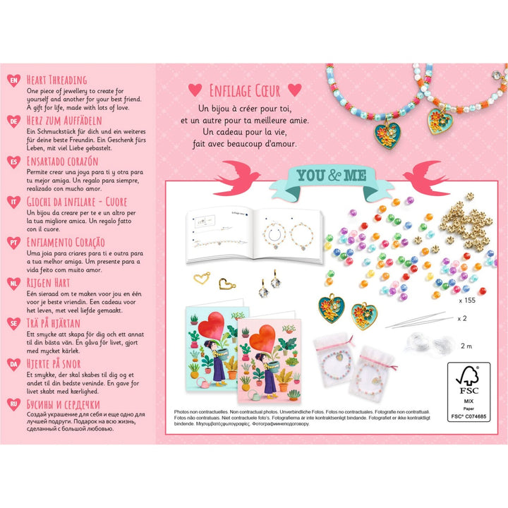 Djeco Heart 2 Heart Bracelet Bead Kit