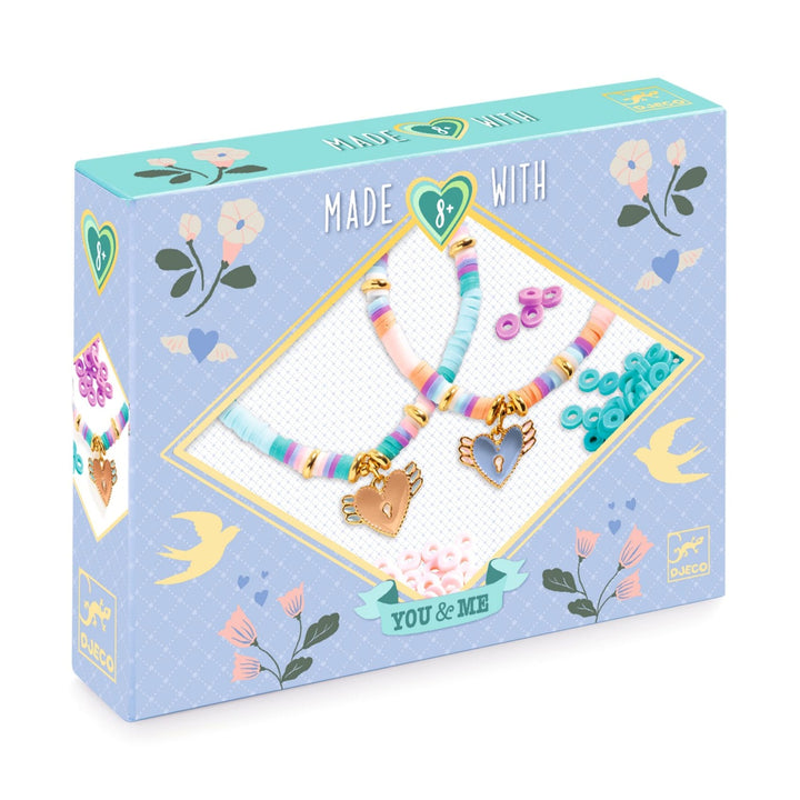 Djeco Heart Heishi Bracelet Bead Kit