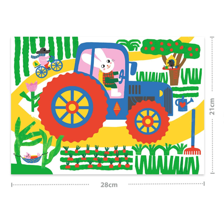 Djeco Scratch Cards for Little Ones -  Learning about vehicles