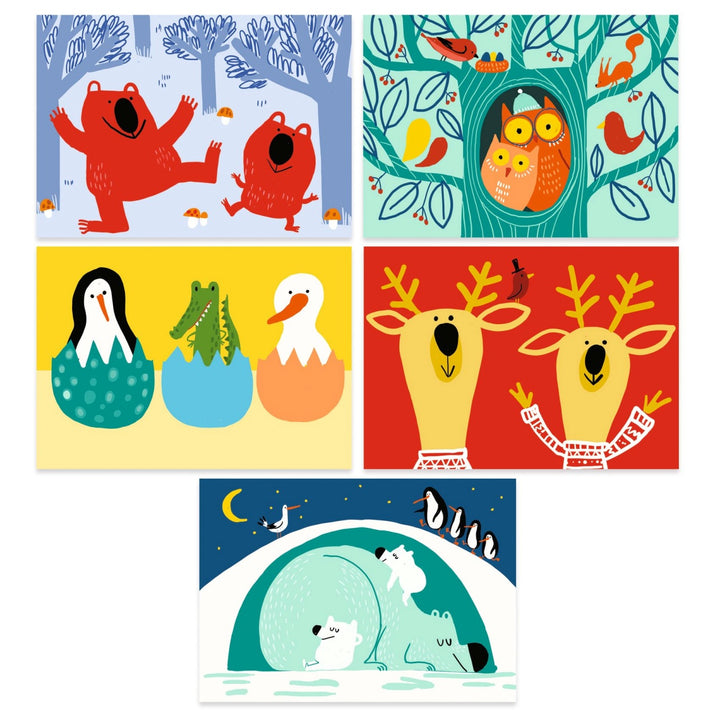 Djeco Scratch Cards for Little Ones -  Learning about animals