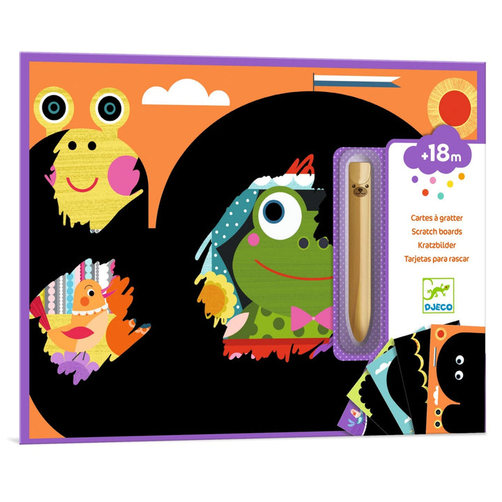 Djeco Scratch Cards for Little Ones - It is fun to discover