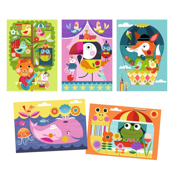 Djeco Scratch Cards for Little Ones - It is fun to discover