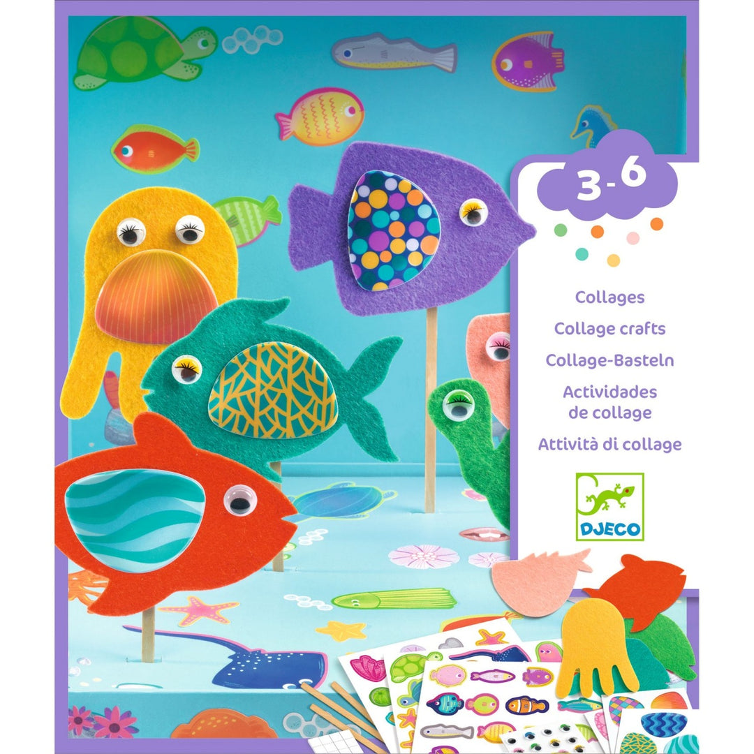 Djeco Collage Set - Happy Aquarium