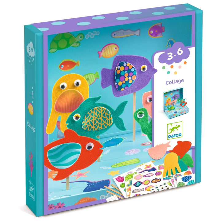 Djeco Collage Set - Happy Aquarium