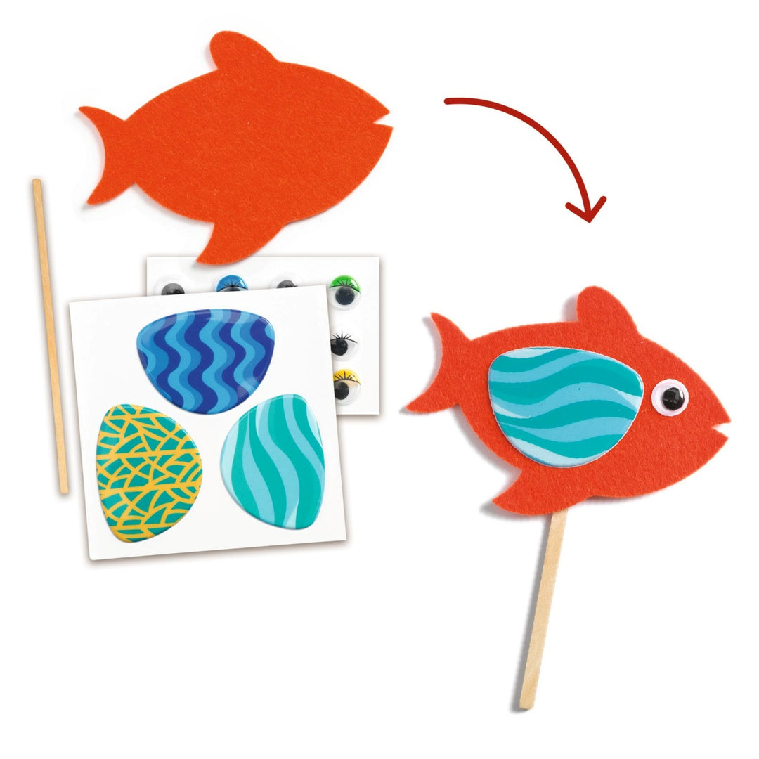 Djeco Collage Set - Happy Aquarium