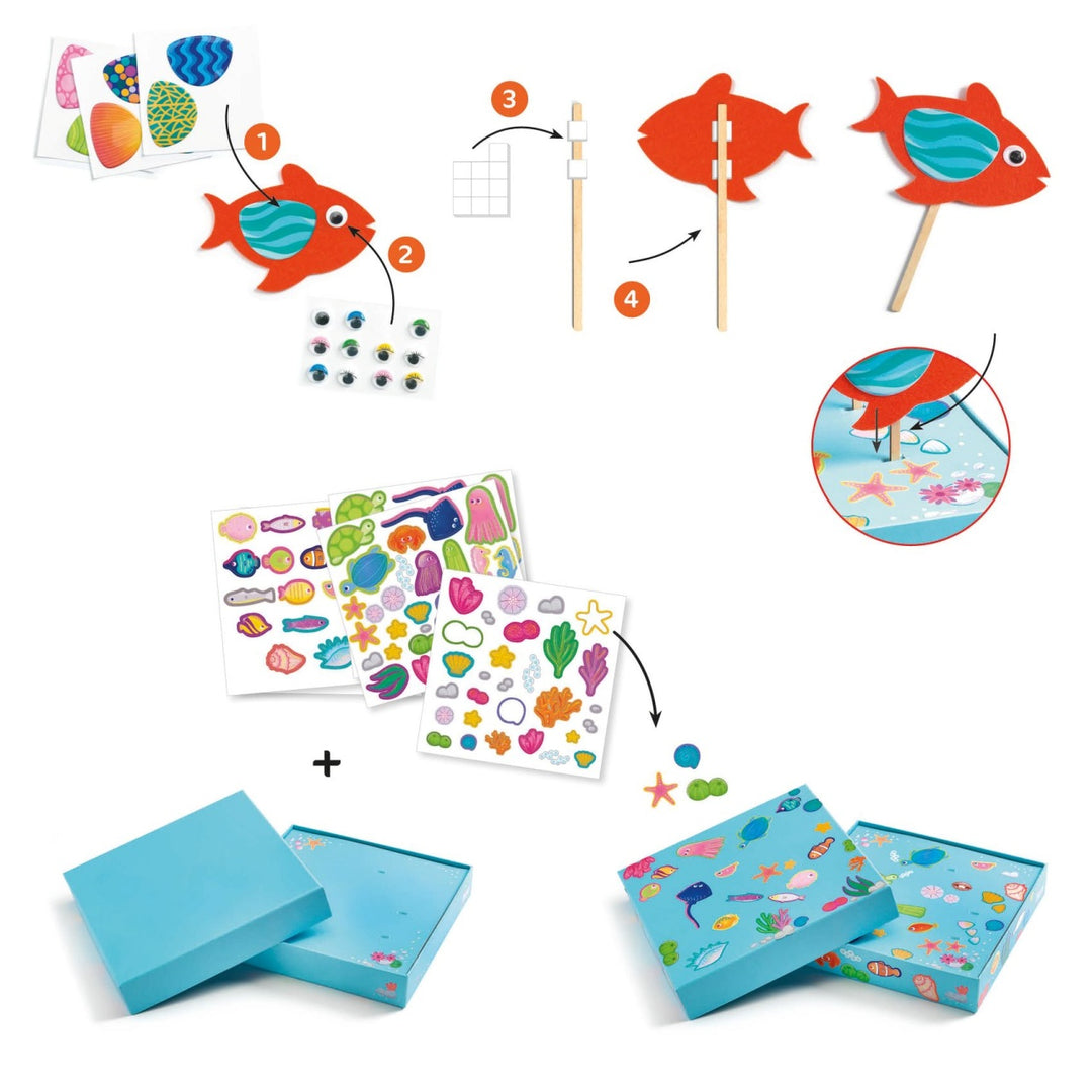 Djeco Collage Set - Happy Aquarium
