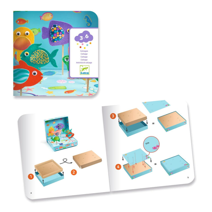 Djeco Collage Set - Happy Aquarium