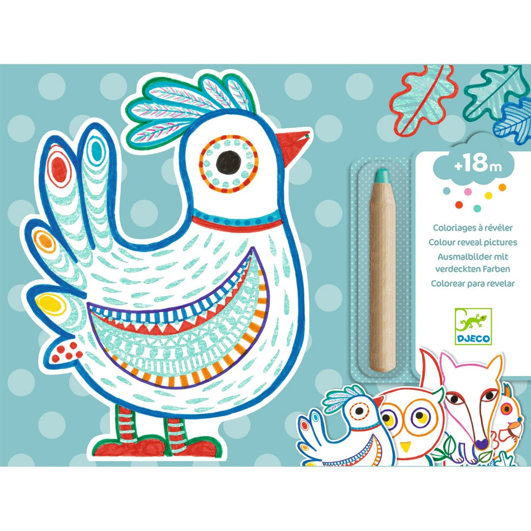 Djeco Magic Colouring - Forest Friends