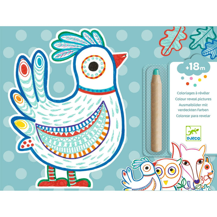Djeco Magic Colouring - Forest Friends