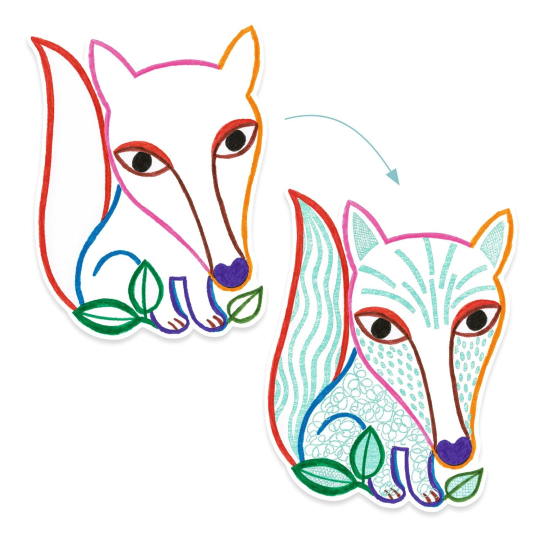 Djeco Magic Colouring - Forest Friends