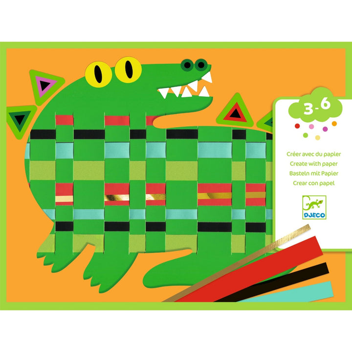 Djeco Create with Paper Weaving - In front, behind, in front