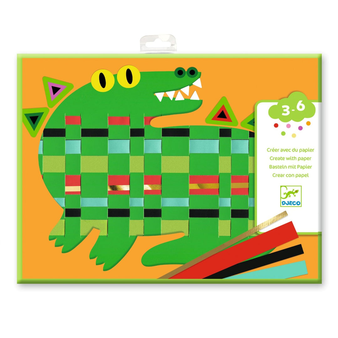 Djeco Create with Paper Weaving - In front, behind, in front