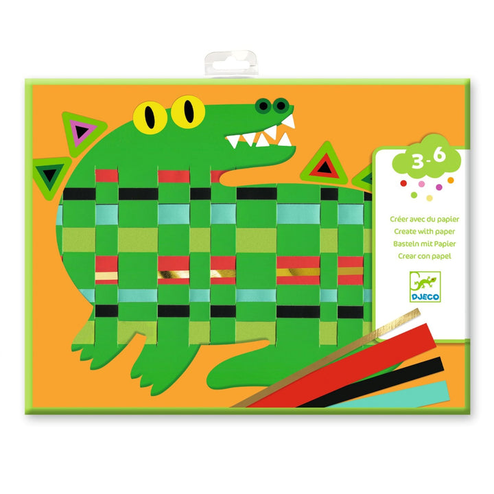 Djeco Create with Paper Weaving - In front, behind, in front