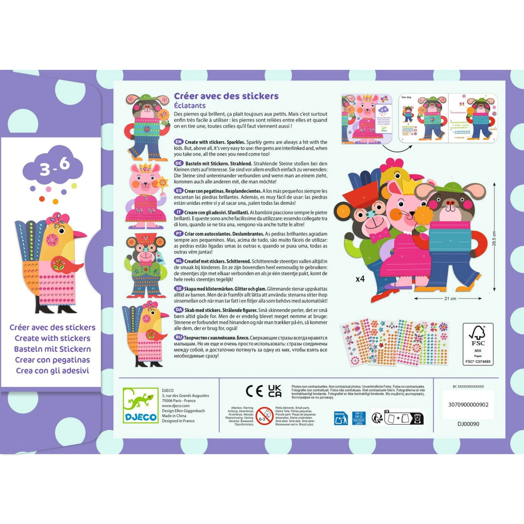 Djeco Stickers - Sparkles