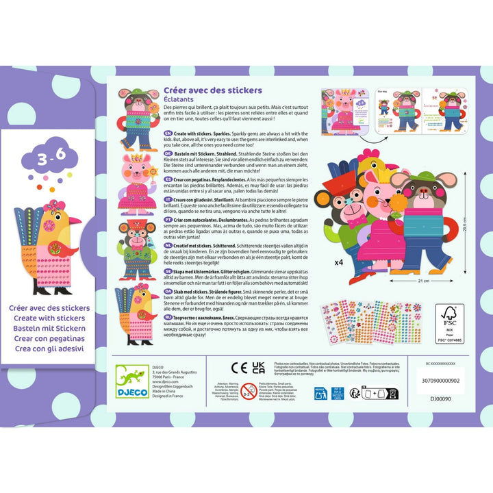 Djeco Stickers - Sparkles