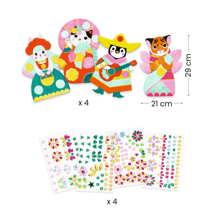 Djeco Stickers - Rhinestones